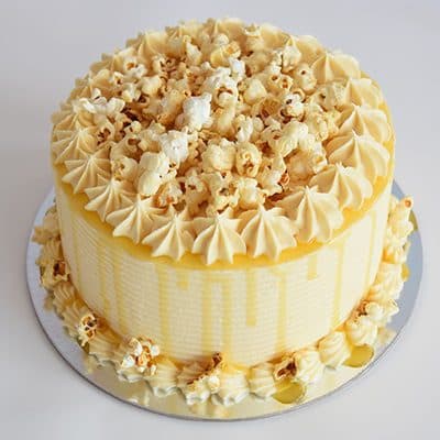 6" Salted Caramel Round Cake